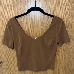 Size 6 lululemon align t-shirt worn once